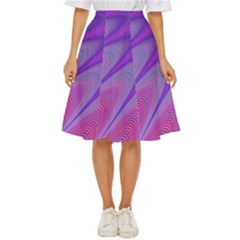 Purple Star Sun Sunshine Fractal Classic Short Skirt by Ket1n9