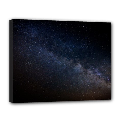 Cosmos Dark Hd Wallpaper Milky Way Canvas 14  X 11  (stretched) by Ket1n9