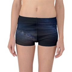 Cosmos Dark Hd Wallpaper Milky Way Reversible Boyleg Bikini Bottoms by Ket1n9