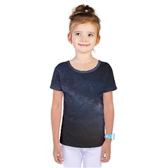 Cosmos Dark Hd Wallpaper Milky Way Kids  One Piece T-shirt