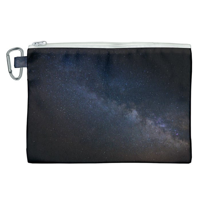 Cosmos Dark Hd Wallpaper Milky Way Canvas Cosmetic Bag (XL)