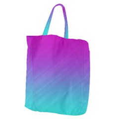 Background Pink Blue Gradient Giant Grocery Tote