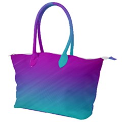 Background Pink Blue Gradient Canvas Shoulder Bag