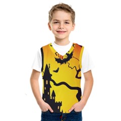 Halloween Night Terrors Kids  Basketball Tank Top by Ket1n9