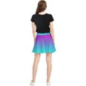 Background Pink Blue Gradient Waistband Skirt View2