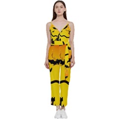 Halloween Night Terrors V-neck Camisole Jumpsuit by Ket1n9