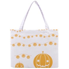 Pumpkin Halloween Deco Garland Mini Tote Bag by Ket1n9