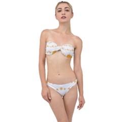 Pumpkin Halloween Deco Garland Classic Bandeau Bikini Set