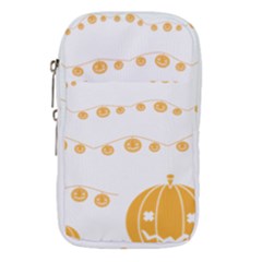 Pumpkin Halloween Deco Garland Waist Pouch (small) by Ket1n9