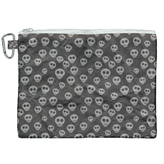 Skull Halloween Background Texture Canvas Cosmetic Bag (xxl) by Ket1n9