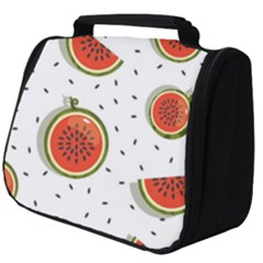 Seamless Background Pattern-with-watermelon Slices Full Print Travel Pouch (big) by Ket1n9