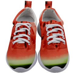 Seamless Background With Watermelon Slices Kids Athletic Shoes