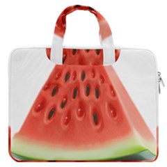 Seamless Background With Watermelon Slices MacBook Pro 16  Double Pocket Laptop Bag 