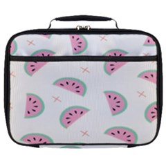 Fresh Watermelon Slices Texture Full Print Lunch Bag