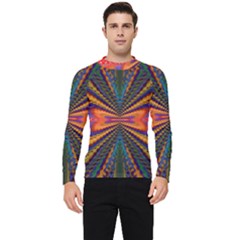 Fresh Watermelon Slices Texture Men s Long Sleeve Rash Guard