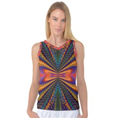 Casanova Abstract Art-colors Cool Druffix Flower Freaky Trippy Women s Basketball Tank Top by Ket1n9