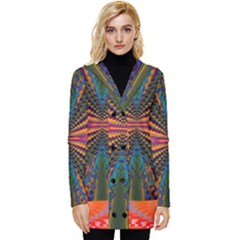 Casanova Abstract Art-colors Cool Druffix Flower Freaky Trippy Button Up Hooded Coat  by Ket1n9