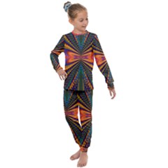 Casanova Abstract Art-colors Cool Druffix Flower Freaky Trippy Kids  Long Sleeve Set  by Ket1n9