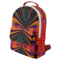 Casanova Abstract Art-colors Cool Druffix Flower Freaky Trippy Flap Pocket Backpack (small)