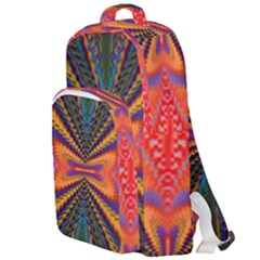 Casanova Abstract Art-colors Cool Druffix Flower Freaky Trippy Double Compartment Backpack by Ket1n9