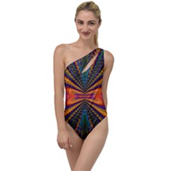 Casanova Abstract Art-colors Cool Druffix Flower Freaky Trippy To One Side Swimsuit