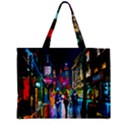 Abstract Vibrant Colour Cityscape Zipper Mini Tote Bag View1