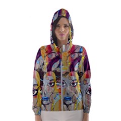 Graffiti Mural Street Art Painting Women s Hooded Windbreaker