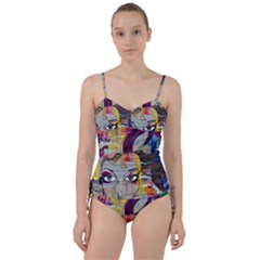 Graffiti Mural Street Art Painting Sweetheart Tankini Set by Ket1n9