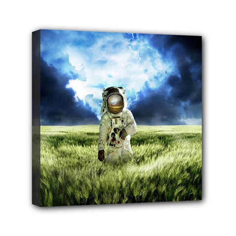 Astronaut Mini Canvas 6  X 6  (stretched) by Ket1n9
