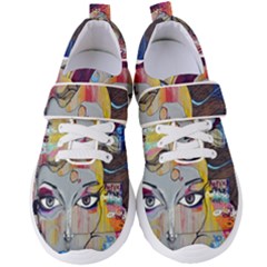 Graffiti Mural Street Art Painting Women s Velcro Strap Shoes by Ket1n9