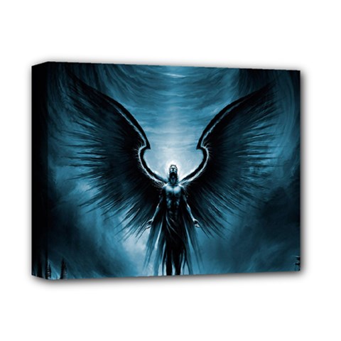 Rising Angel Fantasy Deluxe Canvas 14  X 11  (stretched) by Ket1n9