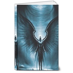 Rising Angel Fantasy 8  X 10  Hardcover Notebook