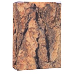 Bark Texture Wood Large Rough Red Wood Outside California Playing Cards Single Design (rectangle) With Custom Box by Ket1n9