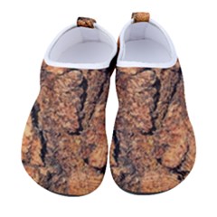 Bark Texture Wood Large Rough Red Wood Outside California Kids  Sock-style Water Shoes