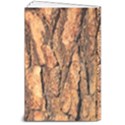 Bark Texture Wood Large Rough Red Wood Outside California 8  x 10  Hardcover Notebook View2