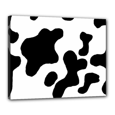 Cow Pattern Canvas 20  X 16  (stretched) by Ket1n9