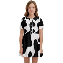Cow Pattern Kids  Sweet Collar Dress