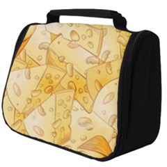 Cheese Slices Seamless Pattern Cartoon Style Full Print Travel Pouch (big) by Ket1n9