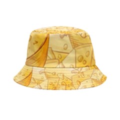 Cheese Slices Seamless Pattern Cartoon Style Inside Out Bucket Hat by Ket1n9
