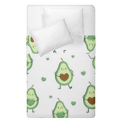 Cute Seamless Pattern With Avocado Lovers Duvet Cover Double Side (single Size) by Ket1n9
