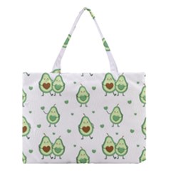 Cute Seamless Pattern With Avocado Lovers Medium Tote Bag by Ket1n9