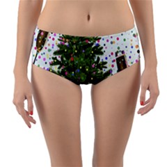 Funny Angry Reversible Mid-waist Bikini Bottoms by Ket1n9