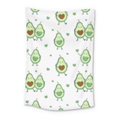 Cute Seamless Pattern With Avocado Lovers Small Tapestry by Ket1n9