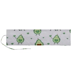 Cute Seamless Pattern With Avocado Lovers Roll Up Canvas Pencil Holder (l) by Ket1n9