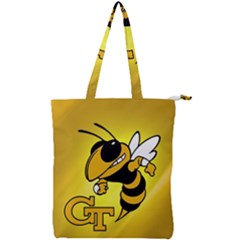 Georgia Institute Of Technology Ga Tech Double Zip Up Tote Bag by Ket1n9