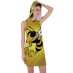 Georgia Institute Of Technology Ga Tech Racer Back Hoodie Dress by Ket1n9