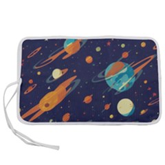 Space Galaxy Planet Universe Stars Night Fantasy Pen Storage Case (l) by Ket1n9