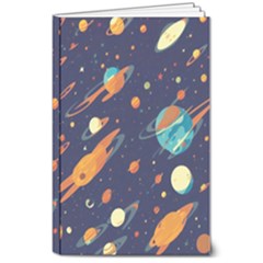 Space Galaxy Planet Universe Stars Night Fantasy 8  X 10  Softcover Notebook