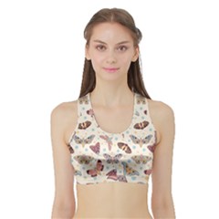 Another Monster Pattern Sports Bra With Border by Ket1n9