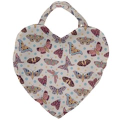 Another Monster Pattern Giant Heart Shaped Tote by Ket1n9